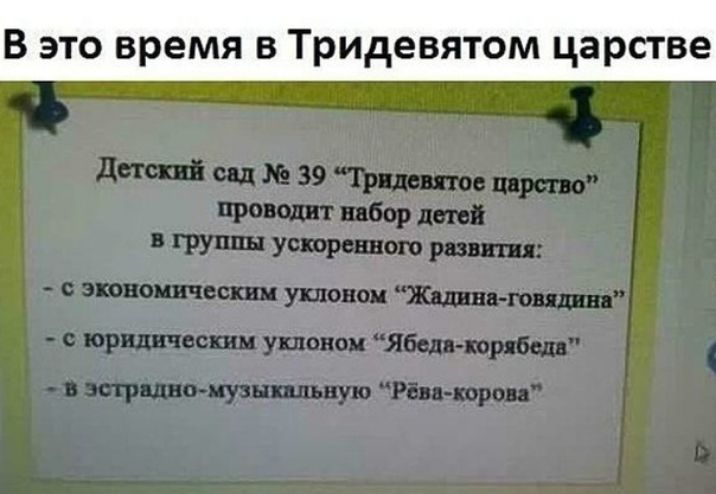 В это время в Тридевятом царстве