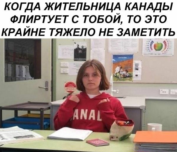 КОГДА ЖИТЕЛЬНИЦА КАНАДЫ ФЛИРТУЕТ с товой то это КРАЙНЕ тяжЕло НЕ ЗА МЕТИТЬ