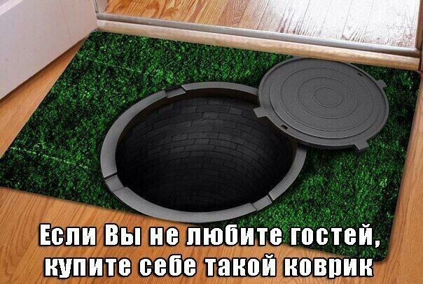 к Если Вы не любите гостей купите себе такой ковпии