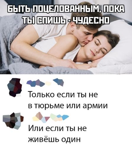 ТОЛЬКО если ТЫ не в тюрьме или армии Или если ты не живёшь один