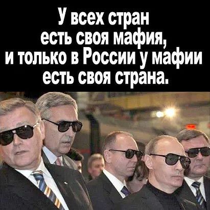 У всех стран есть своя мафия и только в России у мафии