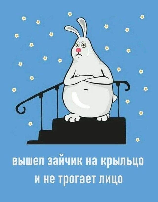 ВЫШЕЛ зайчик на крыльцо И не Трогает ЛИЦЕ
