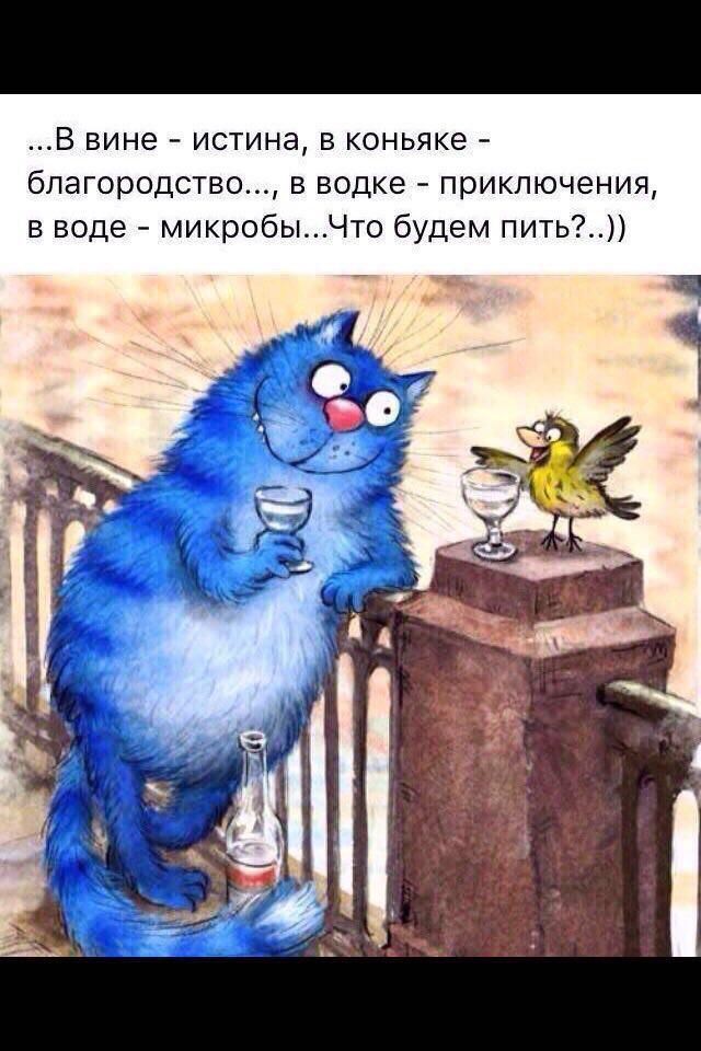 В вине истина в коньяке благородство в водке приключения в воде микробыЧто будем пить