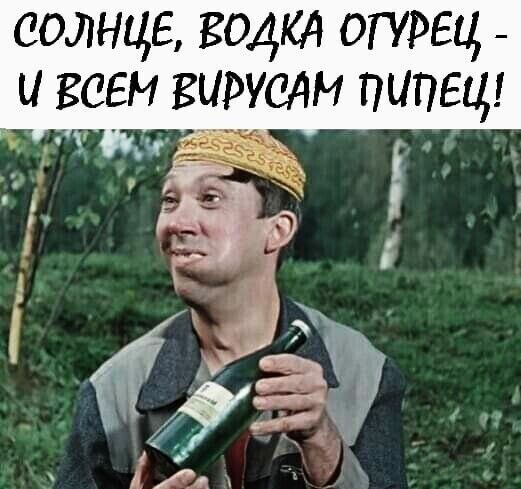солнце ВОДКА огурец и геем вирусдм пипец дч