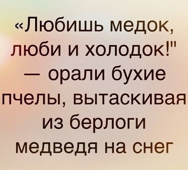 Любишь медок люби и холодок орали бухие пчелы вытаскивая из берлоги медведя на снег