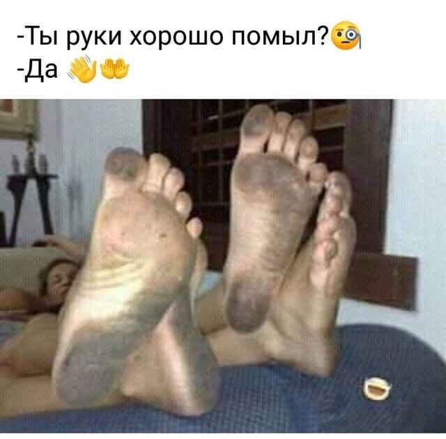 Ты руки хорошо помыл Да 00