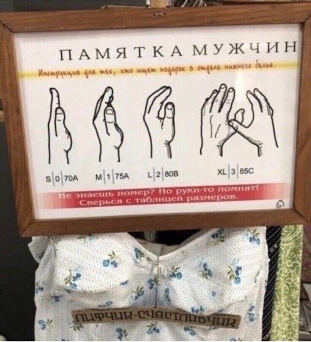 ПАМЯТКА МУЖЧИН