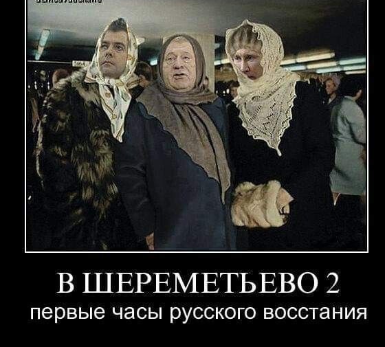 В ШЕРЕМЕТЪЕВО 2 первые часы РУССКОГО восстания