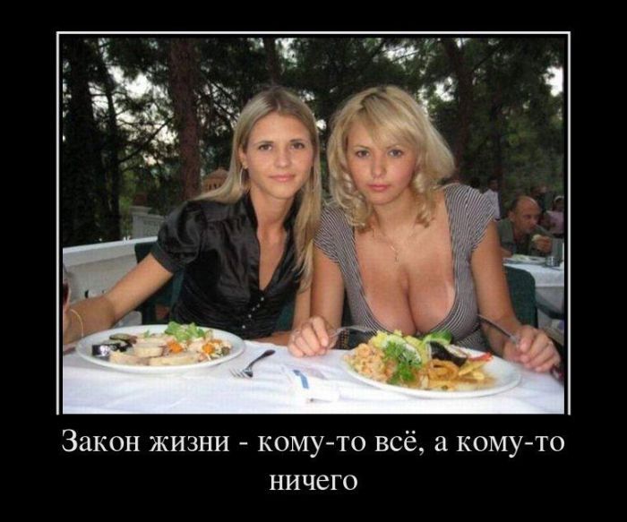 Закон жизни кому то всё а кому то ничего