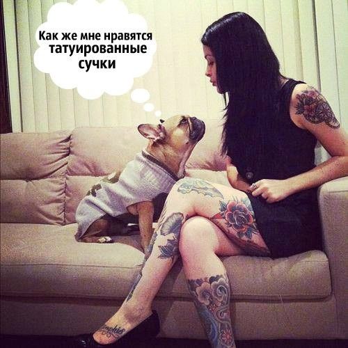 КВК же МНЕ НРВВЯТСЯ татуированные сучки