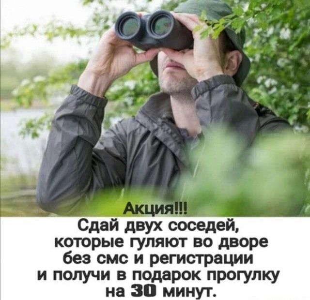 Сдай двсоседей которые гуляют во дворе без смс и регистрации и получи в подарок прогулку на 30 минут