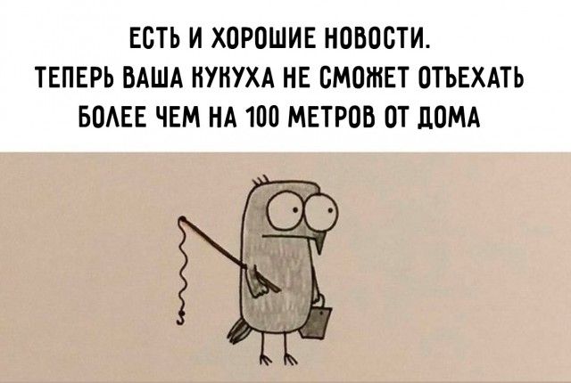 ЕСТЬ И ХОРОШИЕ НОВОСТИ ТЕПЕРЬ ВАША НУНУХА НЕ СМОЖЕТ ОТЪЕХАТЬ БОАЕЕ ЧЕМ НА 1110 МЕТРОВ ПТ ПОМА