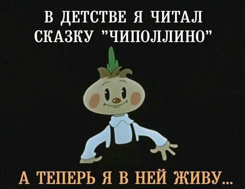 В ДЕТСТВЕ Я ЧИТАЛ СКАЗКУ ЧИПОЛЛИНО А ТЕПЕРЬ Я В НЕЙ ЖИВУ