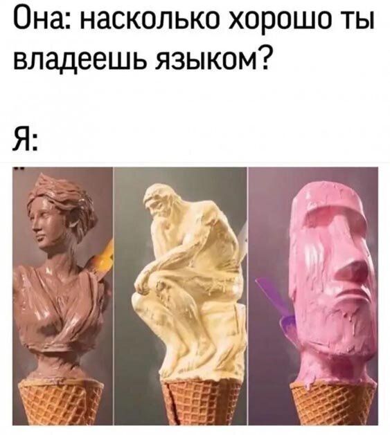 Она насколько хорошо ты владеешь языком