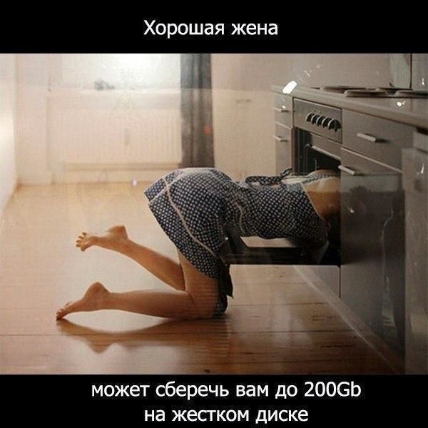Хорошая жена может сбеЬечь вам до 2006Ь на жесгком диске