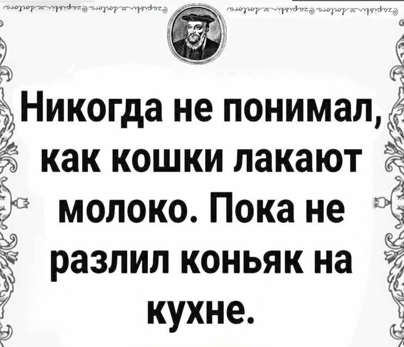 ёНикогда не понимал Ё как кошки лакают молокоПокане ЗЁ разлил коньяк на ЁЁ кухне ЁЁ