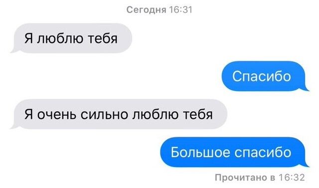 Сегодич 1631 Я люблю тебя Спасибо Я очень сильно люблю тебя Прочитано 51632