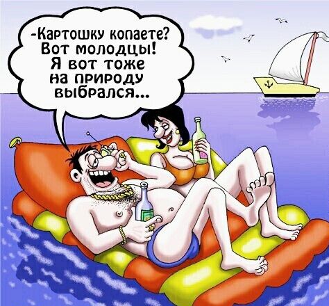 Картошку копаете Вот молодцы Я вот тоже на природу выбрался