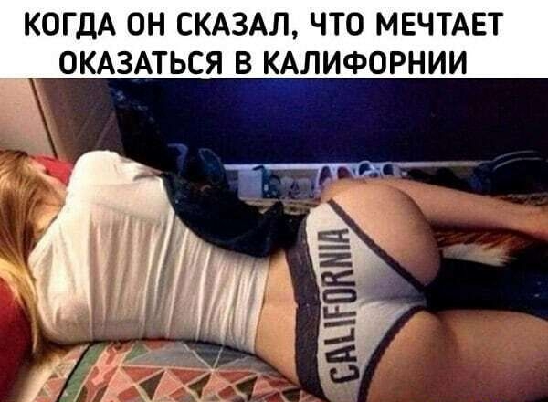 КОГДА ОН СКАЗАЛ ЧТО МЕЧТАЕТ ОКАЗАТЬСЯ В КАЛИФОРНИИ