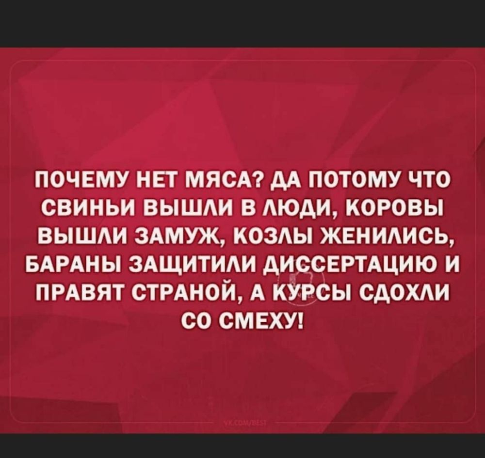 0ЧЕМУ нп мясм дА тпготмгм чт свиньи вы шли люди РЫ вышли ЗАМУЖ козщы жанммгеь видны здщитищи ЕРТЮ и мимвят шиной А кжщ мп