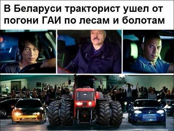 В Беларуси тракторист ушел от погони ГАИ по лесам и болотам
