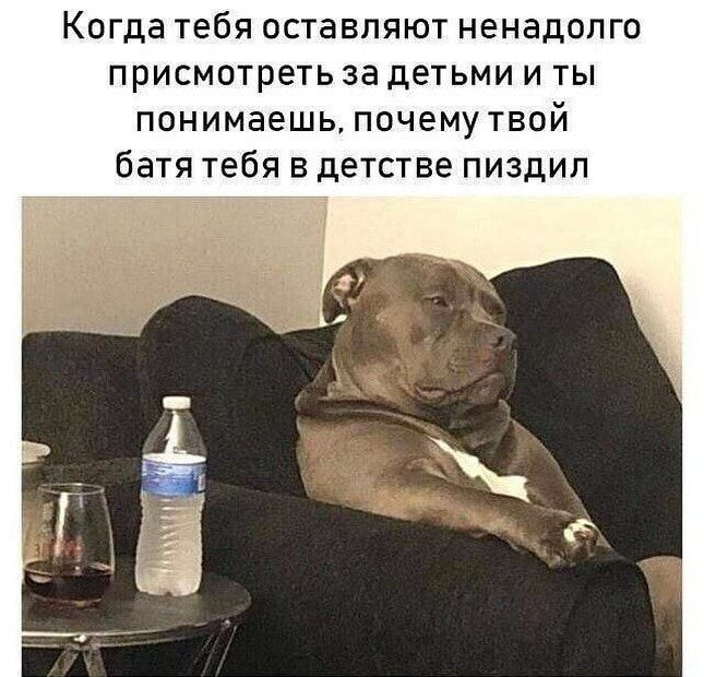 Когда тебя оставляют ненадолго присмотреть за детьми и ты понимаешь почемутвой батя тебя в детстве пиздил т