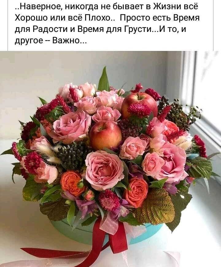 Наверное никогда не бывает в Жизни всё Хорошо или всё Плохо Просто есть Время для Радости и Время для ГрустиИ то и другое Важно