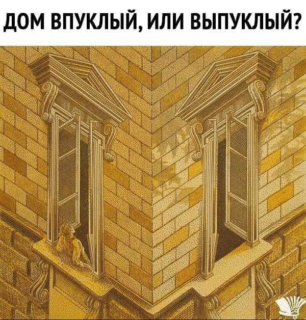 дом впуклый или выпуклый