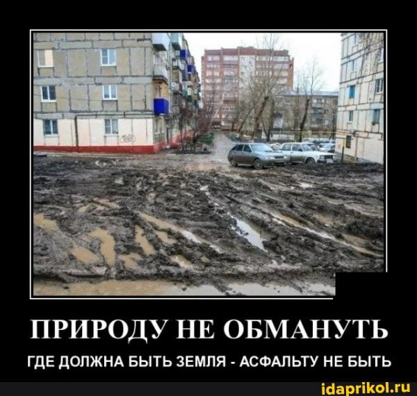 ПРИРОДУ НЕ ОБМАНУТЬ ГДЕ дОПЖНА БЫТЬ ЗЕМЛЯ АСФАЛЬТУ НЕ БЫТЬ