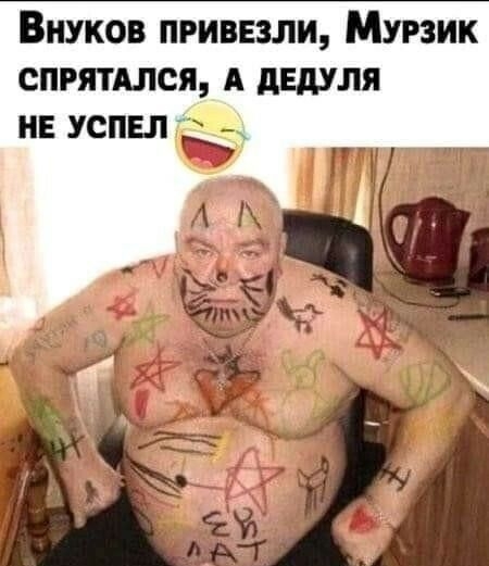 Внуков привезли Мурзик спрятдлся А дедуля не успел