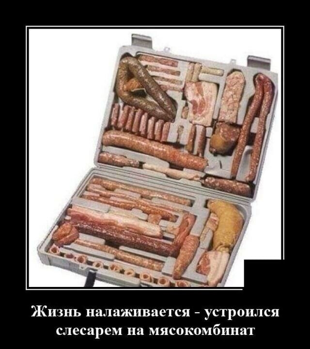 ЖИЗНЬ налаживается устроился слесарем на МЯСОКОМбЦНаТ