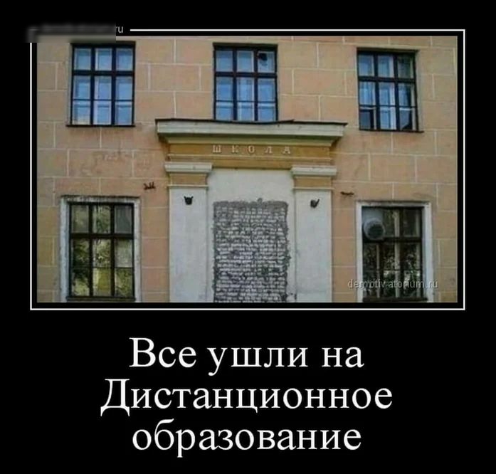 Все ушли на Дистанционное образование
