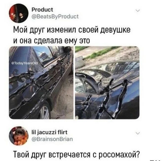 Ргосшсс ВеаізВуРгосШст Мой друг изменил своей девушке и она сделала ему это ууяшою іасипі Ніп ВгашзопВнап Твой друг встречается с росомахой