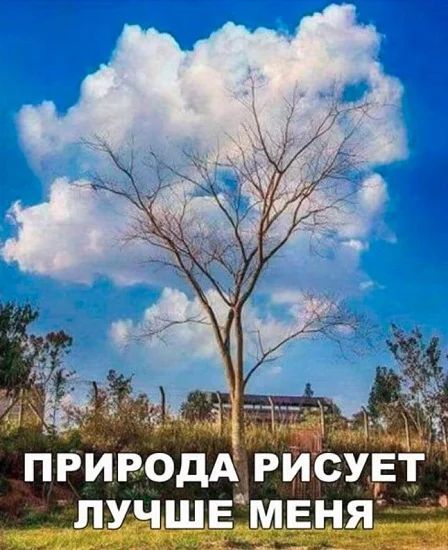 ПРИРОДА РИСУЕТ ЛУЧШЕ МЕНЯ