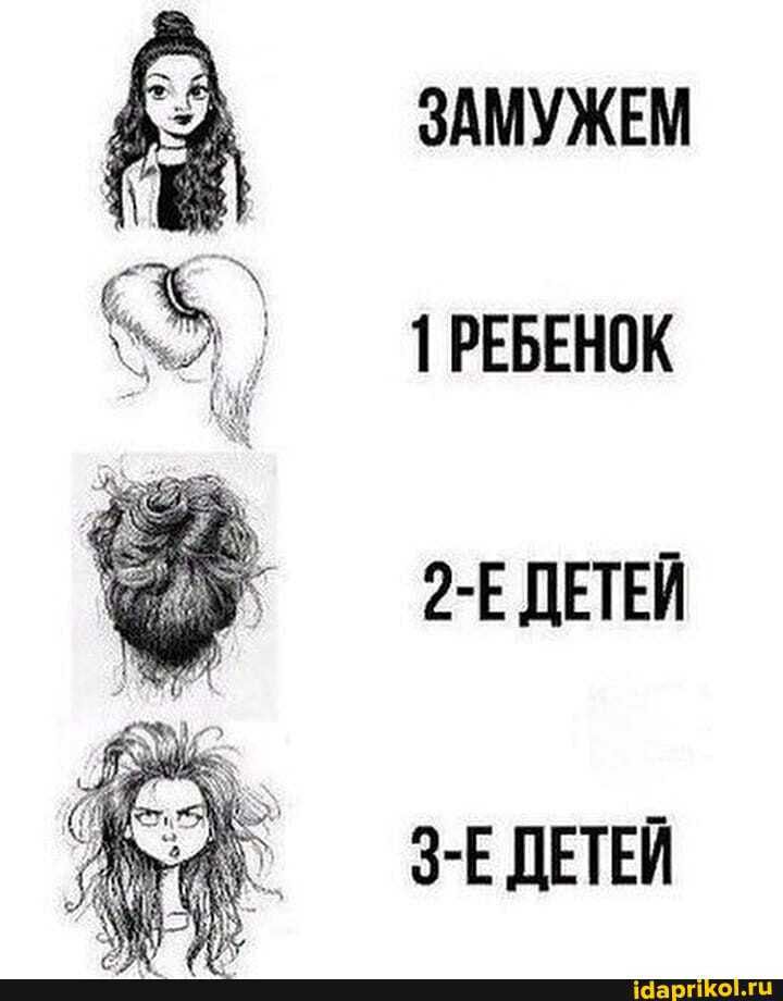 ЗАМУЖЕМ 1РЕБЕНПК 2 Е ДЕТЕЙ З Е ДЕТЕЙ
