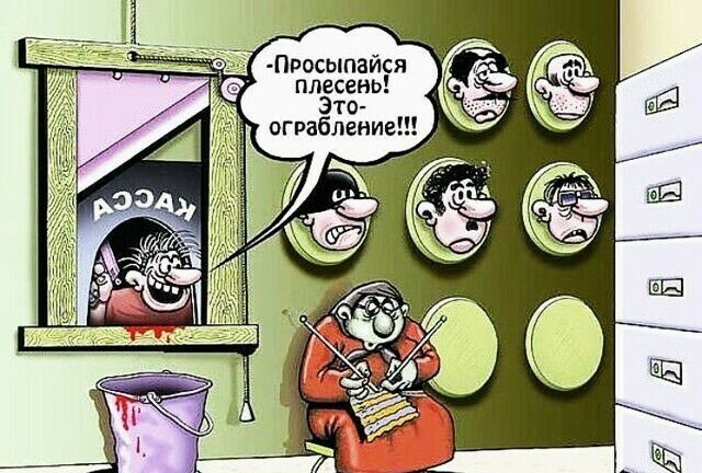 Пгосыпайся плесень то ограбление