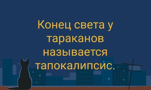 Конецсвета у тараканов называется
