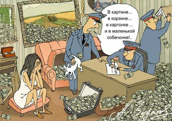 в картине в корзине