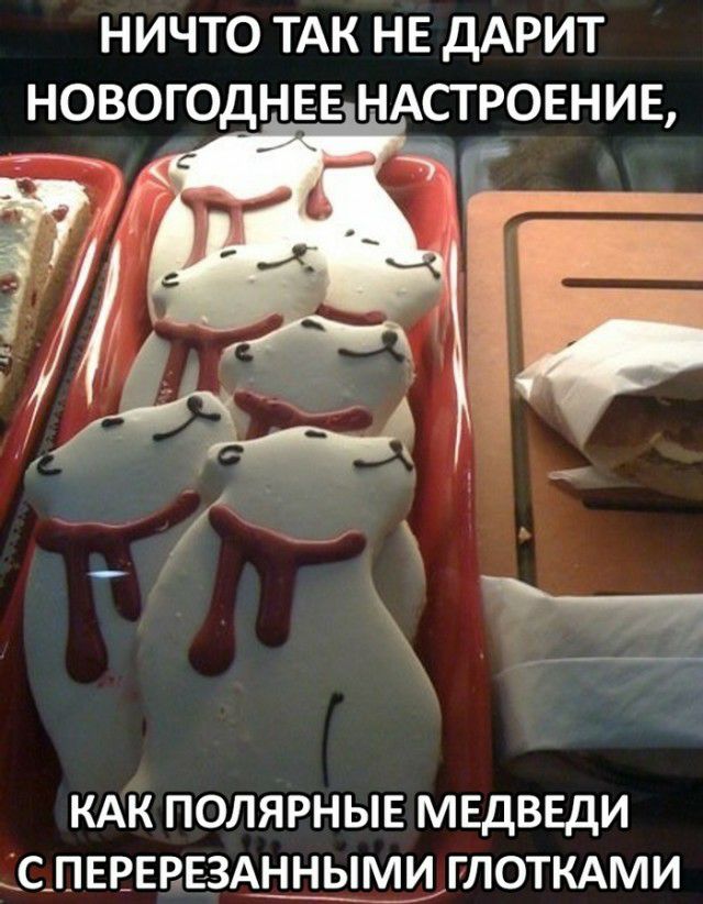 НИЧТО ТАК НЕ ДАРИТ НОВОГОДНЕЕ НАСТРОЕНИЕ ___ КАК ПОЛЯРНЫЕ МЕДВЕДИ СЛЕРЕВЕЗАЁЩИГЛ ОТКАМИ