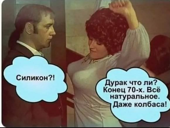 дурак что ли Конец 70 х Всё натуральное даже колбаса