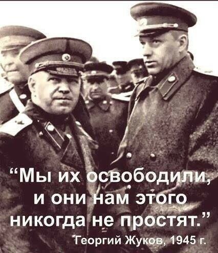 Мы их ЪсВОБОД и они Упам эт 534 никогда це прбСтят Георгий Жу1945 г