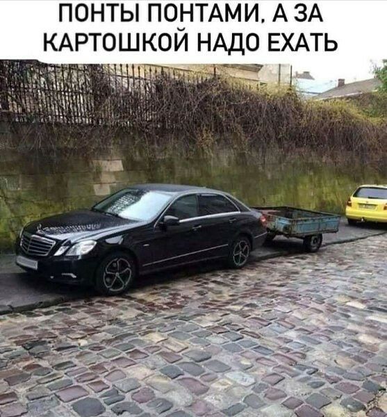ПОНТЫ ПОНТАМИ А ЗА КАРТОШ КОИ НАДО ЕХАТЬ