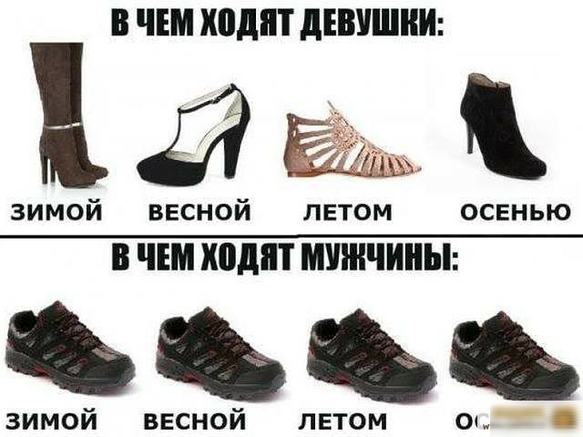 В ЧЕМ ходит дЕВУШНИ зимой весной летом осенью ЧШ ходит МУЖЧИНЫ ЗИМОЙ ВЕСНОЙ ЛЕТОМ