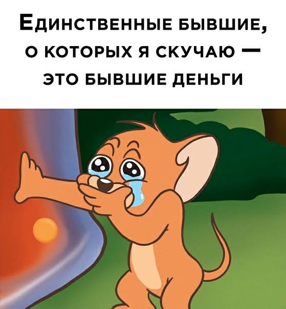 ЕДИНСТВЕННЫЕ БЫВШИЕ О КОТОРЫХ Я СКУЧАЮ _ ЭТО БЫВШИЕ дЕНЬГИ