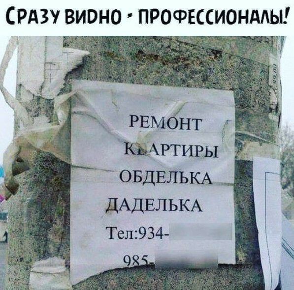 СРАЗУ вионо профессиондлы ОБДЕЛЬКА ДАДЕЛЬКА Тел2934