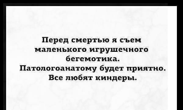 Перед смертью съем маленького игрушечного бегемотика Патологоанатому будет приятно Все любят ииндеры