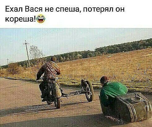 Ехал Вася не спеша потерял он корешакёо