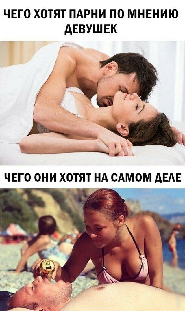 ЧЕГО ХОТЯТ ПАРНИ ПО МНЕНИЮ АЕВУШЕК