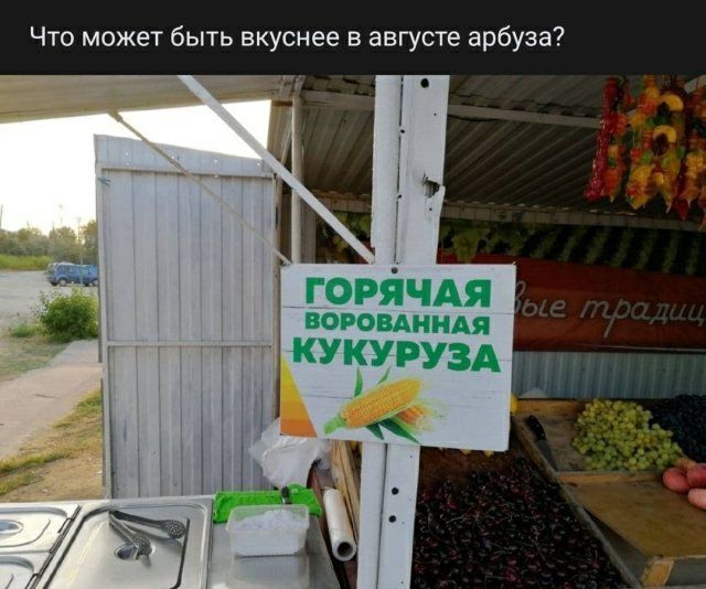 Что может быть вкуснее в августе арбуза ГОРЯЧАЯ воровднндя КУігуРУЗА