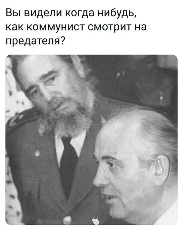 Вы видели когда нибудь как коммунист смотрит на предателя